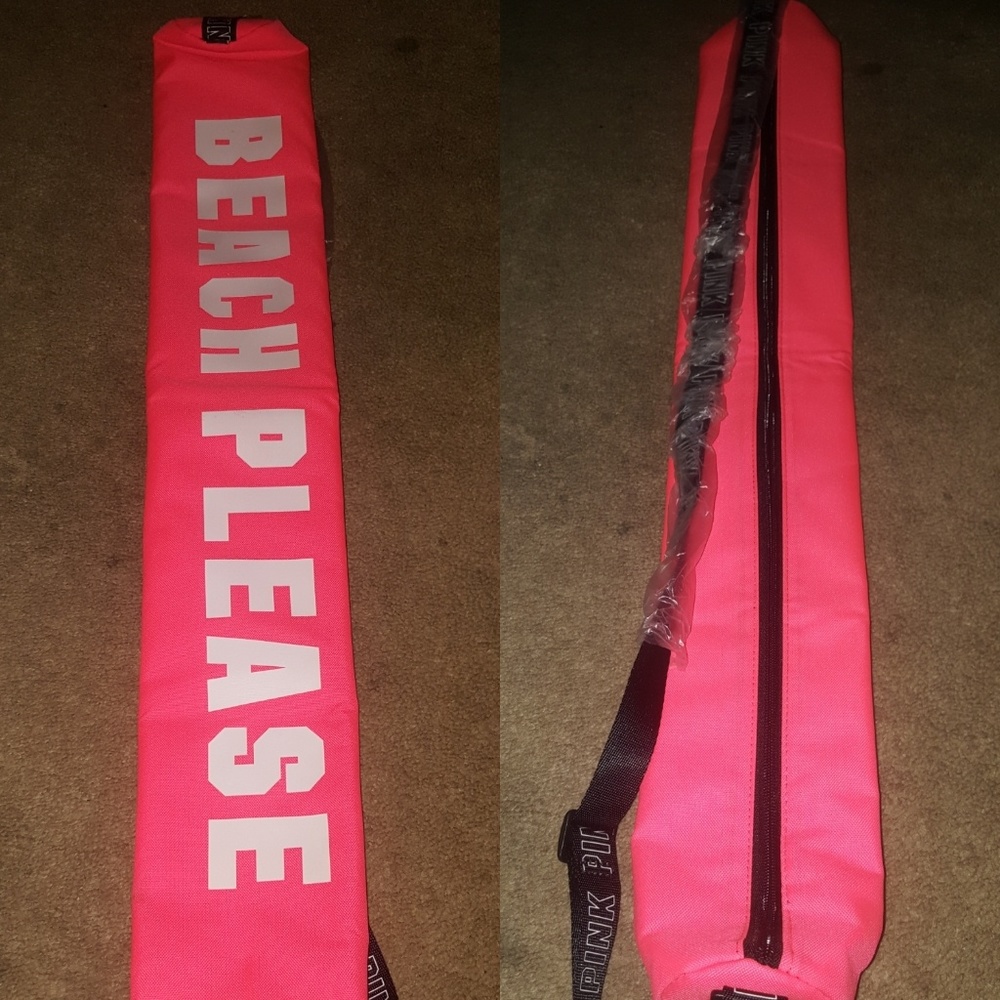 VS Pink BEACH PLEASE Can Bag